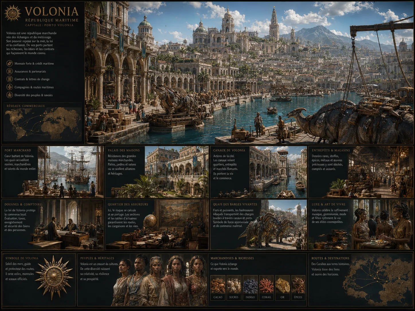 La cité portuaire de la République de Volonia La cité portuaire de la République de Volonia